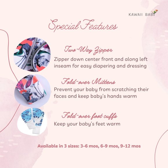 Sleep & Play One-Piece Bodysuit Sleeper - Picture 4 of 7